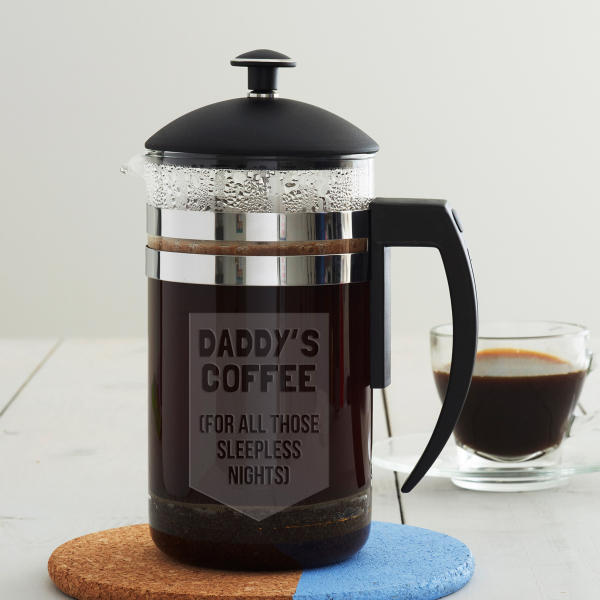 personalised cafetiere for dad