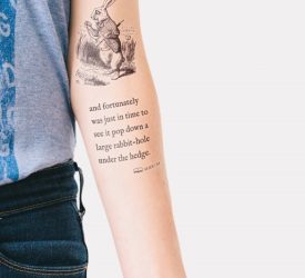 The World’s Longest Chain of Literary Tattoos by Litographs