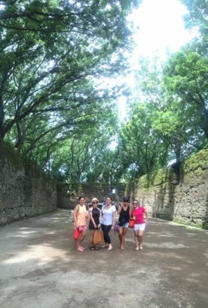 church ruins group pic