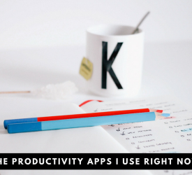 The productivity apps I use right now